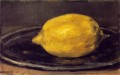 Le citron Édouard Manet